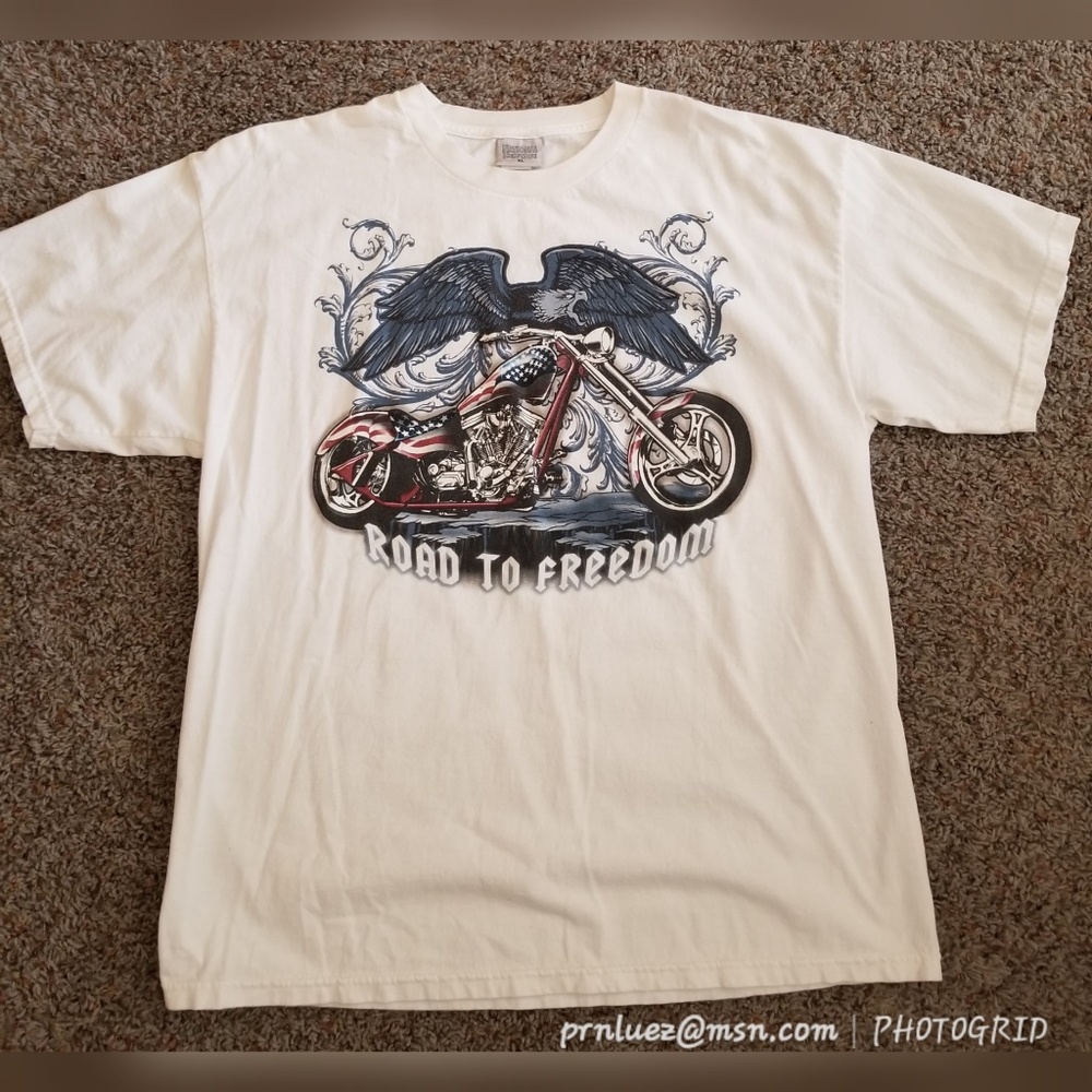 National Heritage Men's Biker Tshirt